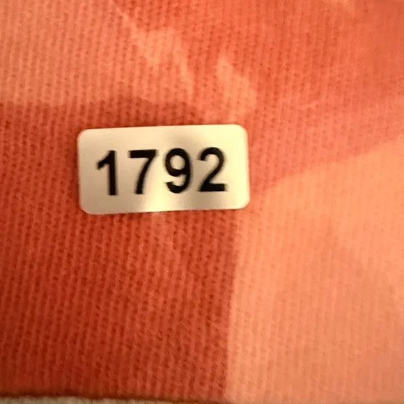 THE GREAT Cross Country Colorblock Cotton Sweatshirt Tomato Red Blue Medium - Picture 12 of 13